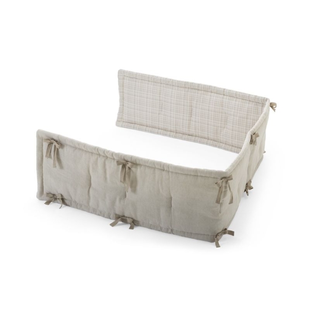 STOKKE universali lovos apsauga Natural/BEIGE Checks