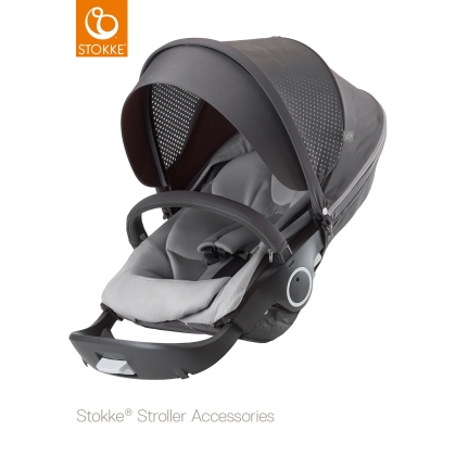 STOKKE vežimėlio sėdima dalis BLACK plastics Athleisure Green