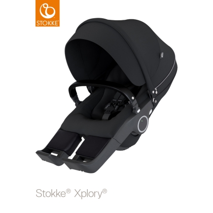 STOKKE vežimėlio sėdima dalis BLACK plastics BLACK