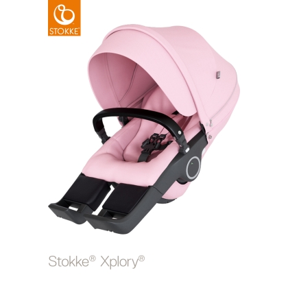 STOKKE vežimėlio sėdima dalis BLACK plastics Lotus PINK