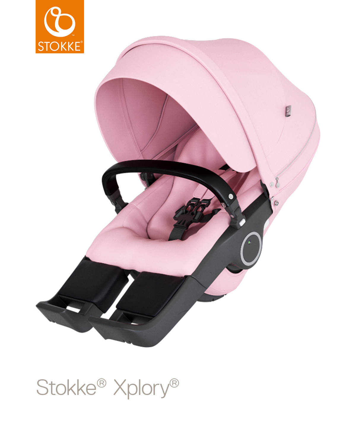 STOKKE vežimėlio sėdima dalis BLACK plastics Lotus PINK STOKKE vežimėlio sėdima dalis BLACK plastics Lotus PINK