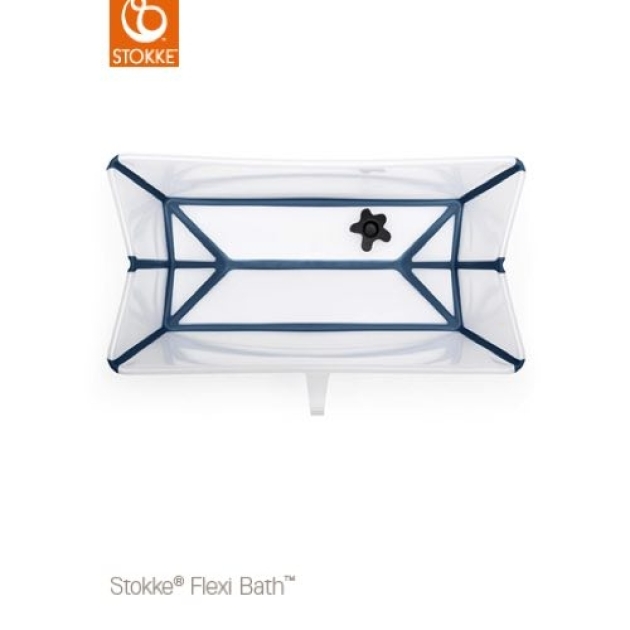 STOKKE Vonelė Flexi Transparent Blue