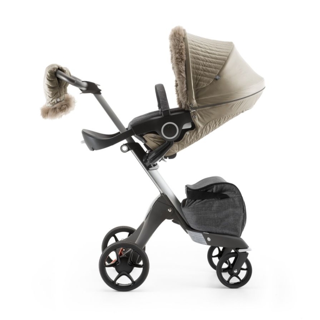 STOKKE Winter Kit vežimėliams Trailz, Xplory ir Crusi Bronze Brown
