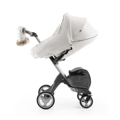 STOKKE Winter Kit vežimėliams Trailz, Xplory ir Crusi Pearl WHITE