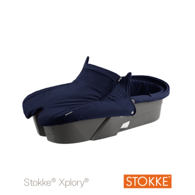Stokke Xplory Carry Cot lopšys Deep Blue