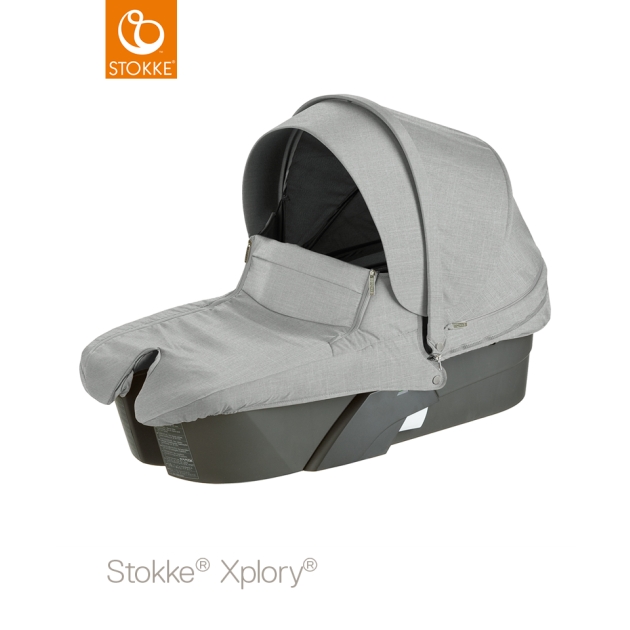 STOKKE Xplory Carry Cot lopšys Grey Melange