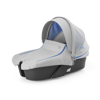 STOKKE Xplory Carry Cot lopšys (juodas rėmas) Athleisure Marina