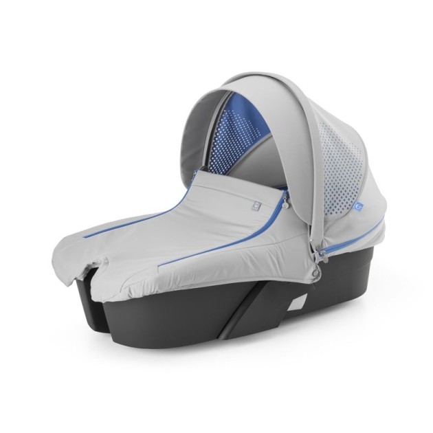 STOKKE Xplory Carry Cot lopšys (juodas rėmas) Athleisure Marina