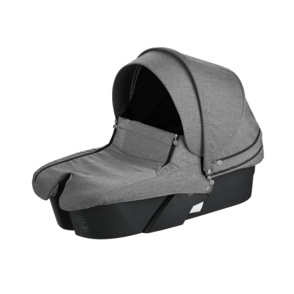 STOKKE Xplory Carry Cot lopšys (juodas rėmas) BLACK Melange