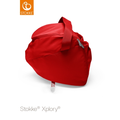 STOKKE Xplory pirkinių krepšys (kompl. Tinklelis nuo vabzdžių ir apsauga nuo lietaus) Red
