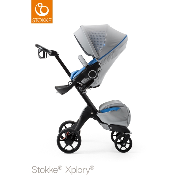 Stokke Xplory V5 sportinukas (juodas rėmas) Athlesure Marina