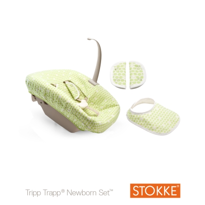 TRIPP TRAPP Newborn Textile Set Green Dots