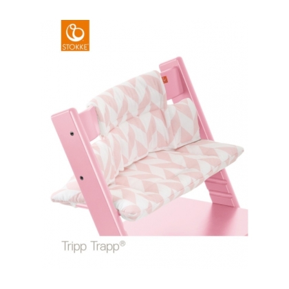 Tripp Trapp pagalvėlė PINK Chevron (coated)