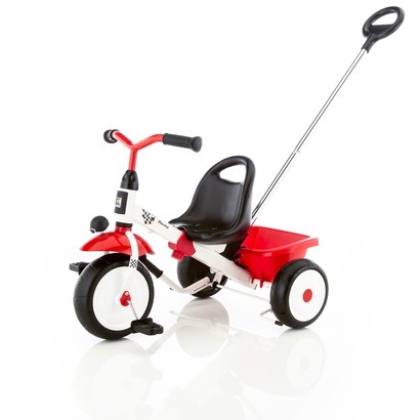 Triratukas HAPYTRIKE RACING WHITE/red