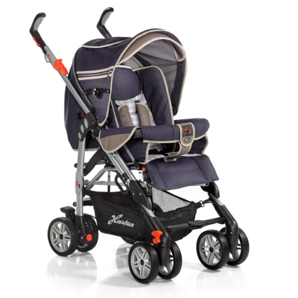 Vežimėlis HARTAN Buggy IX1 Jeanskaro (skietukas)