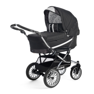 Vežimėlis EDGE DUO COMBI BLACK/WHITE 2014