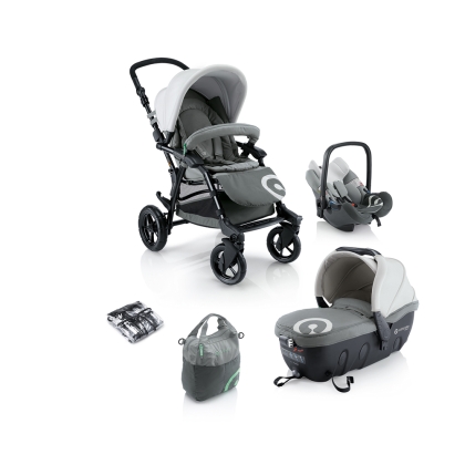 Vežimėlis FUSION Travel-Set Air GREY