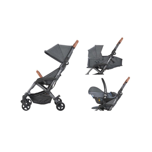 Vežimėlis Maxi-Cosi Laika 3 in 1 Sparkling Grey