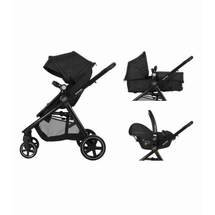 Vežimėlis Maxi-Cosi Zelia 3 in 1 Nomad Black