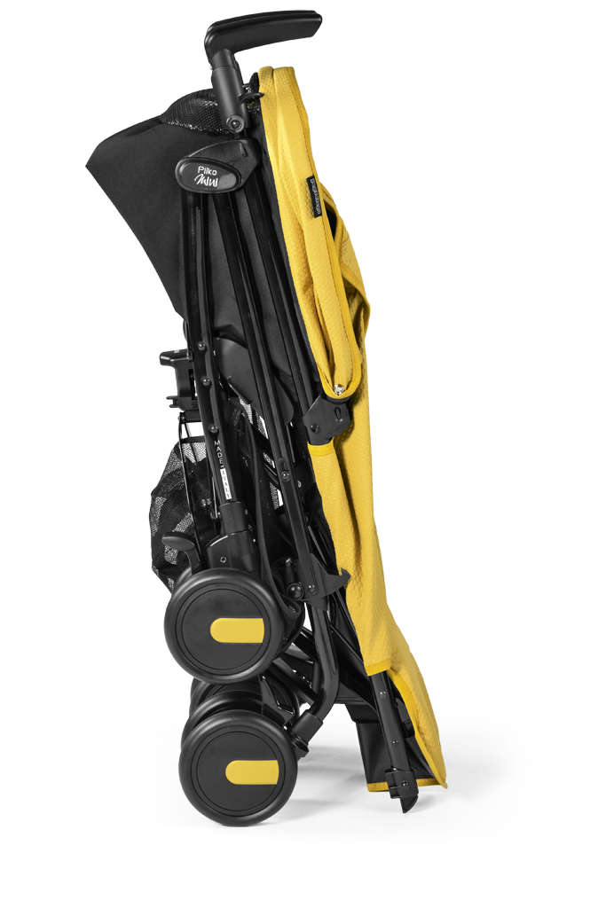 Vežimėlis PLIKO MINI CLASSICO MOD YELLOW Vežimėlis PLIKO MINI CLASSICO MOD YELLOW