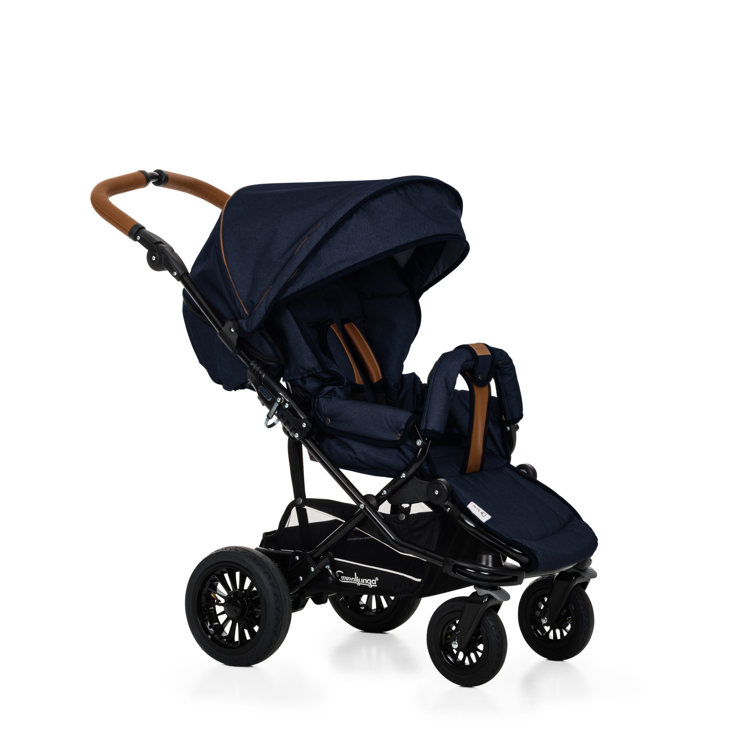 Vežimėlis Scooter 4 S Outdoor Navy (komplekte su kojų užklotu) Vežimėlis Scooter 4 S Outdoor Navy (komplekte su kojų užklotu)