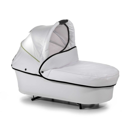 Vežimėlis Vip XL Limette Tupfenblume 2-in1 (kietas lopšys)