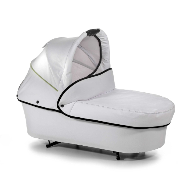 Vežimėlis Vip XL Limette Tupfenblume 2-in1 (kietas lopšys)
