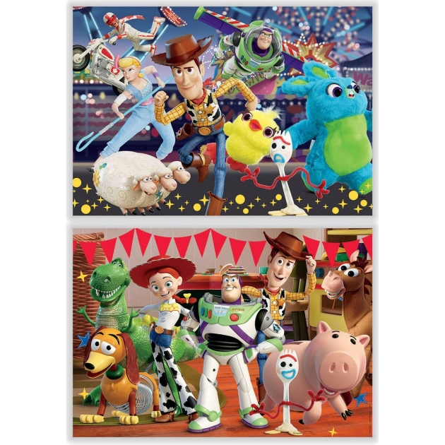 2 galvosūkių rinkinys Toy Story Ready to play 100 Dalys 40 x 28 cm