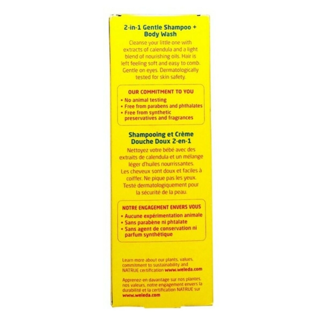 2 in 1 Gelis ir šampūnas Baby Weleda Baby 200 ml