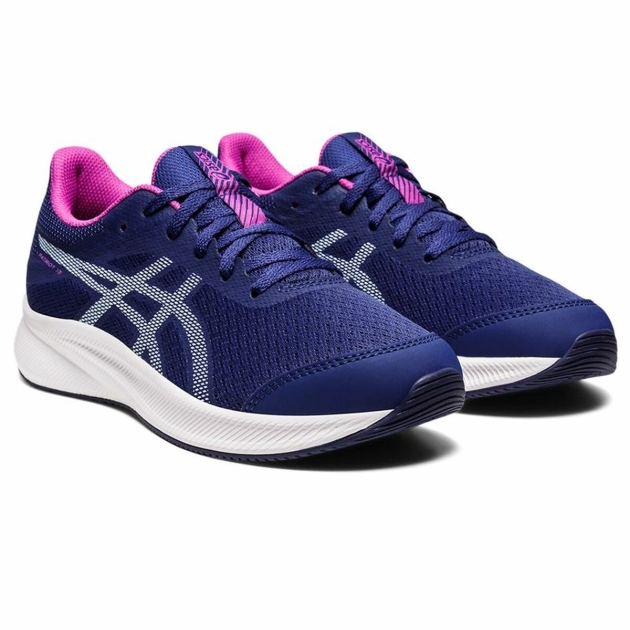 32 pritūpimai Asics Patriot 13 GS Tamsiai mėlyna