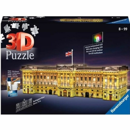 3D Puzlė Ravensburger Buckingham Palace Illuminated 216 Dalys