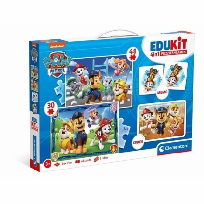 4 galvosūkių rinkinys The Paw Patrol Clementoni Edukit