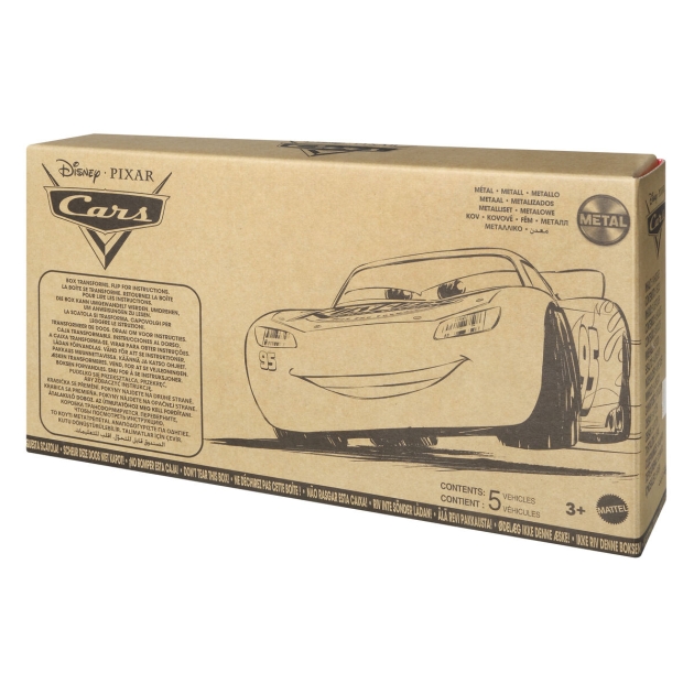 5 mašinėlių rinkinys Mattel Cars Spalvotas