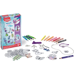 Apyrankių ir vėrinių kūrimo rinkinys Maped Creative Imagin Style Magical Plastic