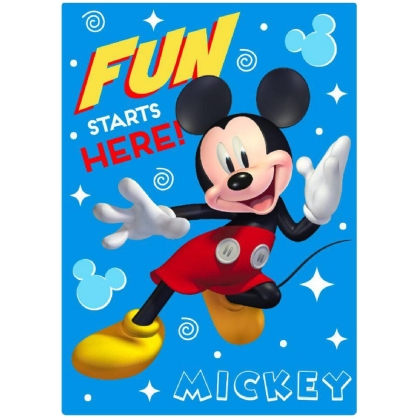 Antklodė Mickey Mouse Only one 100 x 140 cm Tamsiai mėlyna Poliesteris