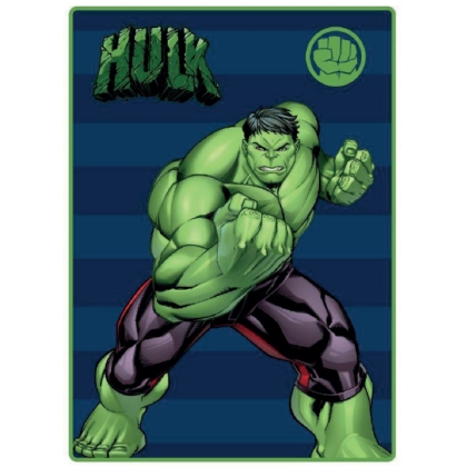 Antklodė The Avengers Hulk 100 x 140 cm Mėlyna Žalia Poliesteris