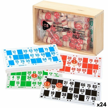 Bingo Colorbaby Medžio Popierius Plastmasinis (24 vnt.)