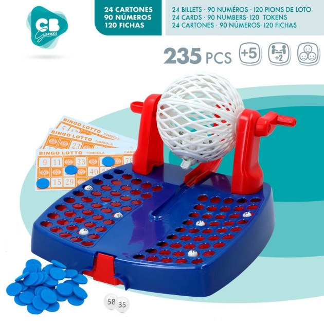Bingo Colorbaby Mėlyna Plastmasinis (4 vnt.)