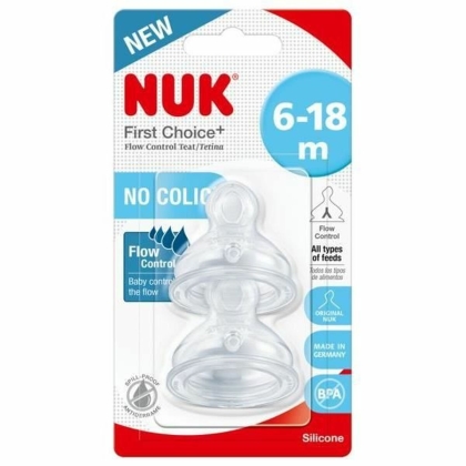 Buteliuko speneliai Nuk First Choice+ Flow Control