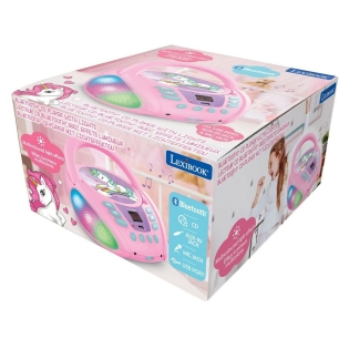 CD/MP3 grotuvas Lexibook Vaikiškas Rožinė Bluetooth Vienaragis