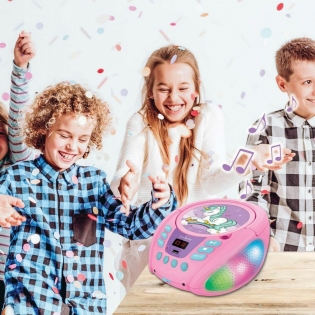 CD/MP3 grotuvas Lexibook Vaikiškas Rožinė Bluetooth Vienaragis