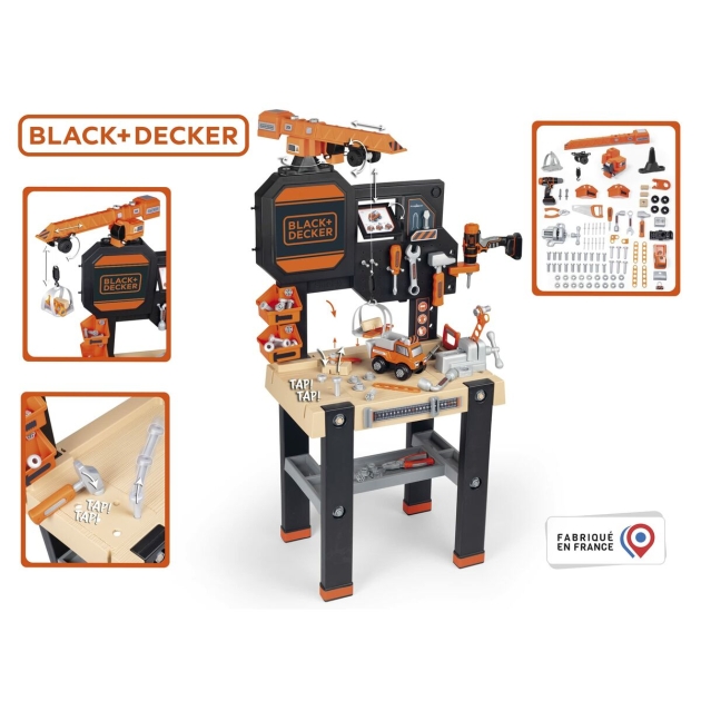 Darbo suoliukas su įrankiais Black Decker 117 x 82 x 34 cm