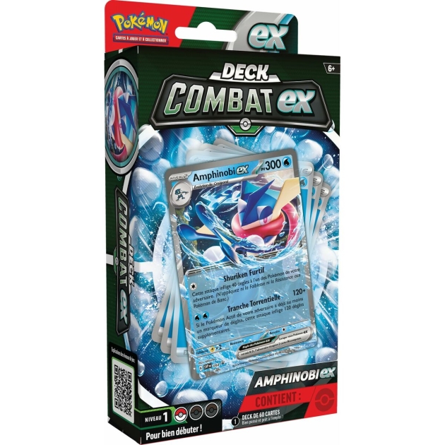 Deck of Cards Pokémon Combat EX: Greninja Kangashkan (FR)