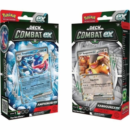 Deck of Cards Pokémon Combat EX: Greninja  Kangashkan (FR)