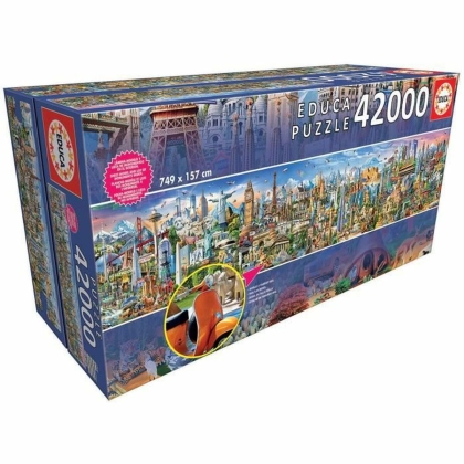 Dėlionė Educa 17570 Around the World 42000 Dalys 749 x 157 cm