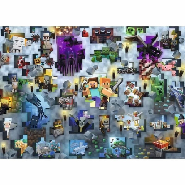 Dėlionė Minecraft Mobs 17188 Ravensburger 1000 Dalys