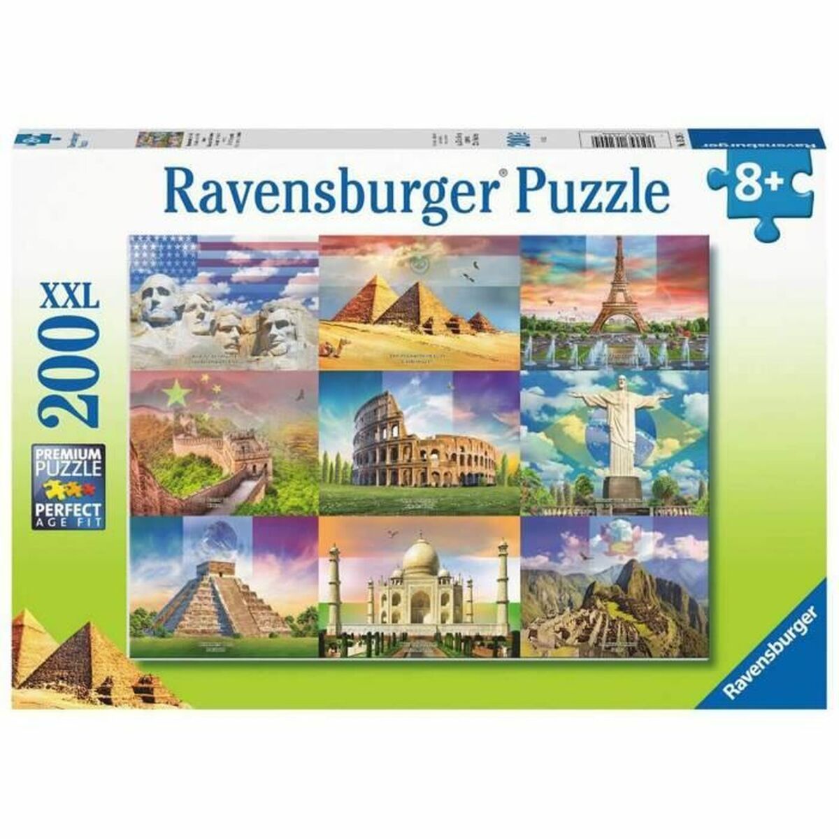 Dėlionė Ravensburger 13290 XXL Monumentos del mundo 200 Dalys Dėlionė Ravensburger 13290 XXL Monumentos del mundo 200 Dalys