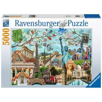 Dėlionė Ravensburger 17118 Big Cities Collage 5000 Dalys