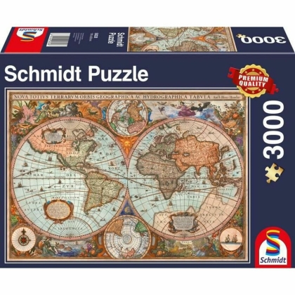 Dėlionė Schmidt Spiele Ancient World Map (3000 Dalys)