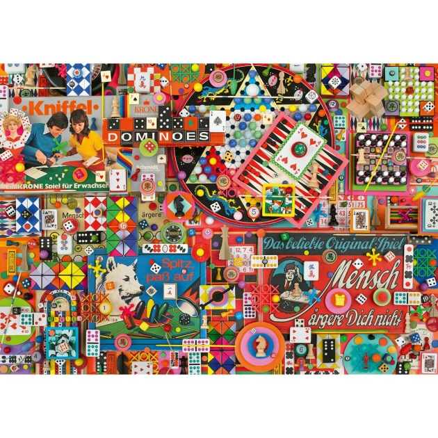 Dėlionė Schmidt Spiele Vintage Board Games (1000 Dalys)